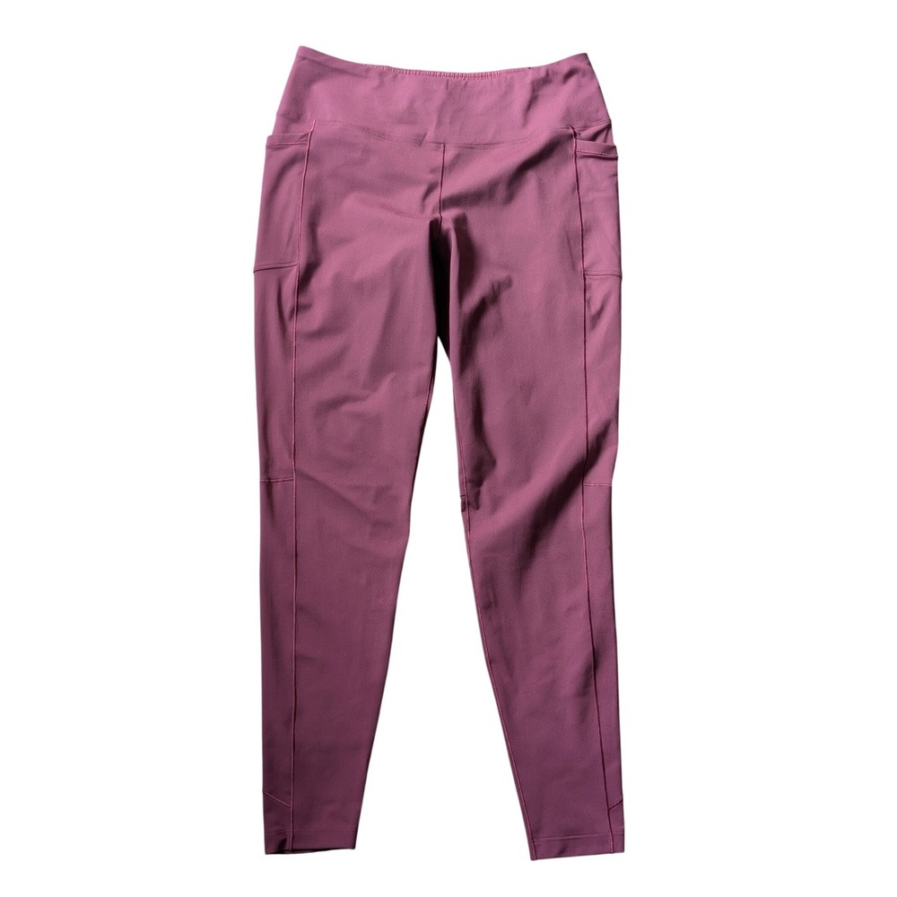 Mountain Hardware Outdoor Athletic Burgundy Full Length Technical Legging